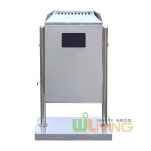 리빙 사각행거형 스텐휴지통(400X300X950/85L