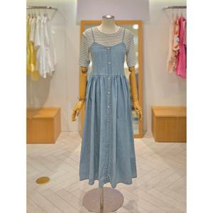 [레코브] 뒤스모킹끈데님원피스 LK41E6DO002X LK41E6DO002X