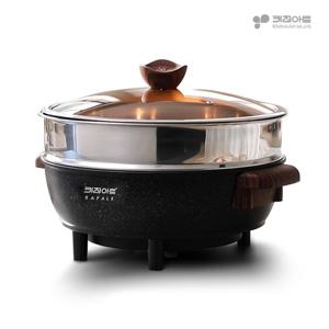 키친아트 라팔 통주물 전기가마솥 찜기 32cm