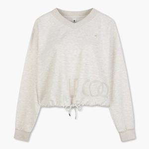 [르꼬끄] 여성 더블텐션 루즈핏 V넥 맨투맨 QP322OFS74 QP322OFS74