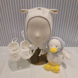 [쇼콜라] 쇼콜라 몽즈모자덧신도기애착인형세트 (TNOXUI01XC)공용임신출산선물 TNOXUI01XC