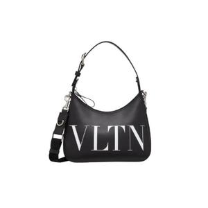 발렌티노 VLTN 레더 호보백 블랙 화이트 B0B62WJW0NI