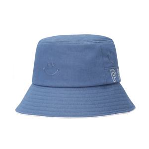 [파리게이츠] (521E3CP004)여성 스마일 패턴 배색 로고 버킷햇 521E3CP004