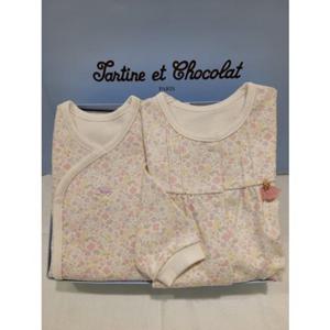 [쇼콜라] 쇼콜라 라이저고리우주복2종세트 (TNOWQX041A)가을겨울여아임신출산선물 TNOWQX041A