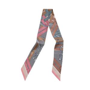 에르메스 모스 아 주엣 슈미즈 트윌리 비유 로즈 그리 까멜 H063419S24