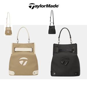[테일러메이드] 테일러메이드 어패럴 골프 웨어 25 F W TWBPOF694 999 여성 사각 버킷백 크로스 끈 내장 손가방 TWBPOF694999