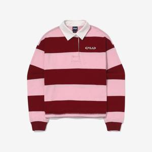 [휠라][휠라 공식] 여성 럭비 카라티셔츠 (FS2TLG3151F_BUR)