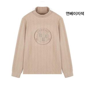 그린조이 HC12 여성 케이블 모크넥 니트 GF24KL30W(베이지)