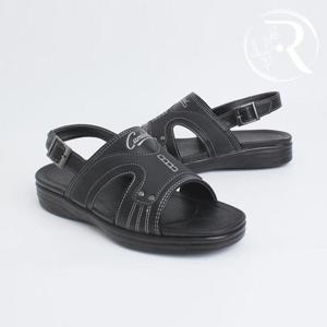 [디자이어로즈] 남자 여름 블랙 가죽샌들 정장샌들