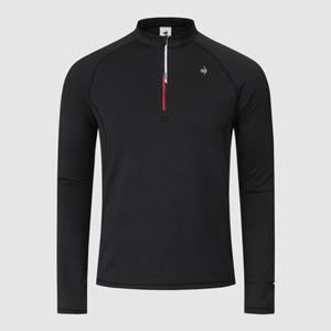 [르꼬끄] 남녀공용 약기모 하프집 긴팔티 QQ413ERLO2_BLK QQ413ERLO2