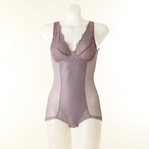 [와코루 란제리] 착용감편한 풀컵홑겹 소프트 바디슈트 올인원 WBT1968A