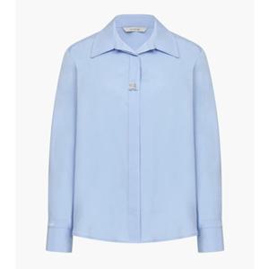 [케네스레이디] 프론트 장식 오픈카라 블라우스 (EWBLPB0303) EWBLPB0303