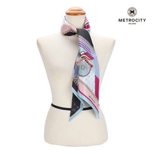 [진경 스카프] 메트로시티 갤로페 실크 미니 스카프 MSFS-5008 MSFS-5008