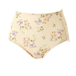 [와코루 란제리] 모달스판 꽃프린트 밑위높은 부인군팬티 엄마팬티 빅사이즈(2매입) WPT4212A