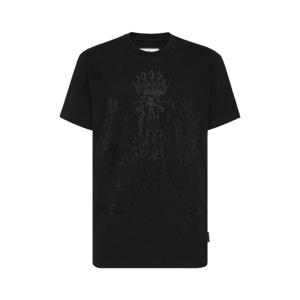 26 SS 필립플레인 크레스트 크리스털 장식 티셔츠 AAECMTK8388PJY002N TP442388030