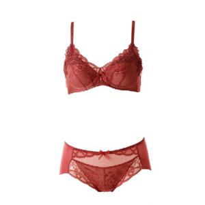 [비너스 란제리] 오르화 러스트 데이지 레이스 브라E컵+헴팬티 세트 OBR5941EOPTH