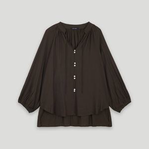 [코데즈컴바인] 헨리넥 링클 블라우스 (CKC-BL001W9) CKCBL001W90