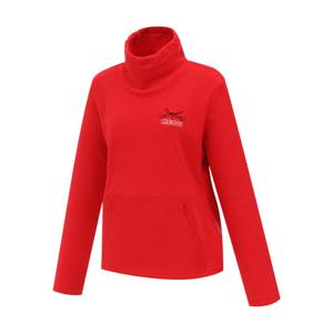 [디즈니골프]여성 알파벳 엠보싱 긴팔 하이넥 하프넥 티셔츠 DP3LTS015