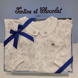 [쇼콜라] 쇼콜라 트왈드에센우주복 (TNORQX232F)공용가을겨울실내복임신출산백일선물 TNORQX232F