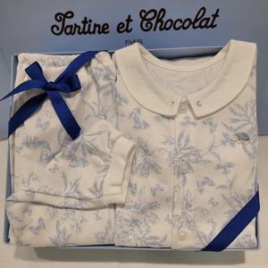 [쇼콜라] 쇼콜라 블루트왈드내의 (TNORXS352C)남아가을겨울실내복임신출산백일돌선물 TNORXS352C