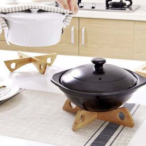받침 뚝배기 받침대 나무 원목 냄비 찜 대나무 냄비받침대 우드 냄비받침 나무 찜받침 원목냄비받침 뚝배기받침
