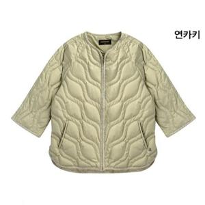 그린조이 HC12 여성 퀼팅 8부  점퍼 GF23WJ21W(옌카키)