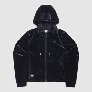 [르꼬끄] 여성 슬림핏 벨벳 후드 집업 QR122OFT15 QR122OFT15