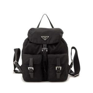 프라다 백팩 리나일론 스몰 블랙 여성 1BZ677