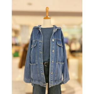 [코데즈컴바인] 후드 박시핏 데님자켓 (CKA-DJ901W1) CKA-DJ901W1