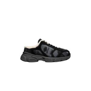 디올 디올알프스 디올 크로노 스니커즈 메쉬 앤 스웨이드 카프스킨 블랙 KCK456STX-S900