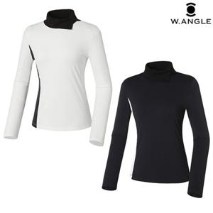 [와이드앵글] WWW22262 여성 ONEX 니트 카라 하이넥 티셔츠 WWW22262