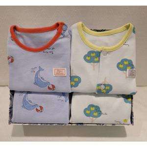 [쇼콜라] 쇼콜라 돌고래트리내의2종세트 (TNPRXS609Q)남아봄가을실내복출산백일돌두돌선물 TNPRXS609Q