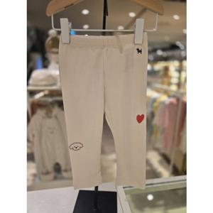 [블루독베이비] 26 SS(크림)해피 포인트레깅스(4611441601)팬츠 쫄바지 백일 돌 신생아 유아 선물 조카 아 4611441601