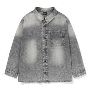 [블루테일] 블루테일2 AAA1BL01GY 주니어 남여공용 그레이 데님 셔츠 고학년 2026년 봄 신상품 AAA1BL01GY