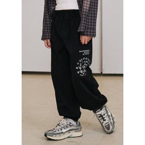 [블루테일] 블루테일2 AAA1PT05BK 주니어 남아 여아 블랙 다이마루 스웻 조거팬츠 2026년 봄상품 AAA1PT05BK