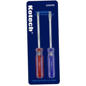 DIY 수공구 드라이버 2P 세트 십자 일자 정밀 나사