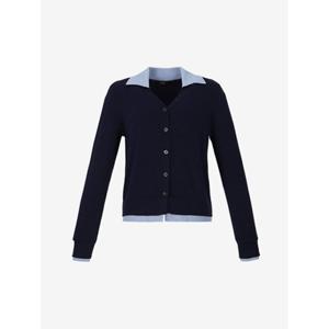 [비지트인뉴욕] 니트 카라 배색 가디건 (VC1GD13) VC1GD13