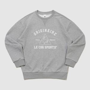 [르꼬끄] 유니 빅 그래픽 루즈핏 맨투맨 QR123LFS21_MGR QR123LFS21