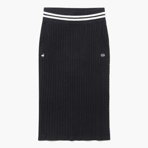 [르꼬끄] 여성 스웨터 슬림핏 케이블 스커트 QQ122OST16 QQ122OST16