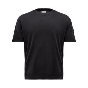 (명품) 몽클레어 실크 코튼 니트 티셔츠 9C00011