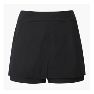 데상트 GOLF 여성 앞 트임 숏팬츠 (DQ12WFSP31) DQ12WFSP31_BLKG 280198