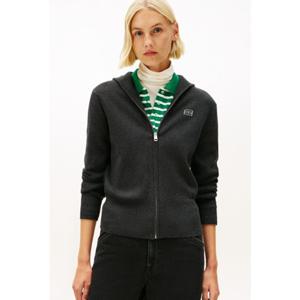 [타미힐피거 여성] T22G0KCD002WT1코튼 저지 집업 니트 가디건 T22G0KCD002WT1