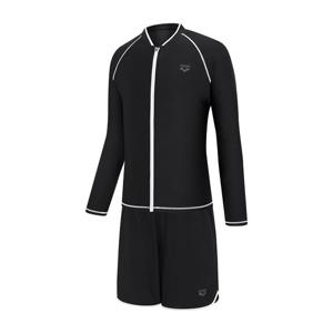 아레나]웨이비 레귤러핏 집업 래쉬가드 세트A6BM1PC01BLK-MN