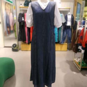 [베네통] 베네통 뒷 지퍼 데님 후리아 원피스BAOP13441 BAOP13441