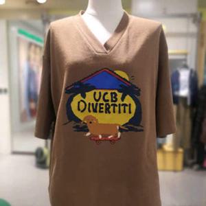 [베네통] 베네통  강아지자수 티셔츠BATS07441 BATS07441