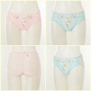 [와코루 란제리] 섬세한 플라워 자수 포인트 봄메인 망사레이스팬티 (WPTC261S-MT_PK) WPTC261S