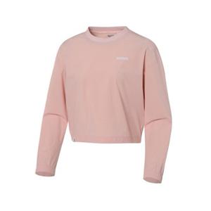 [다이나핏] YWM23203P1 여성 경량 우븐 NEO PISTE (네오 피스테) 크롭 맨투맨 HJDWLT YWM23203P1