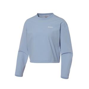 [다이나핏] YWM23203B1 여성 경량 우븐 NEO PISTE (네오 피스테) 크롭 맨투맨 HJDWLT YWM23203B1