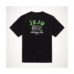 노스페이스 NT7UR44A TNF 제주 에디션 반팔티BLACK 1694530