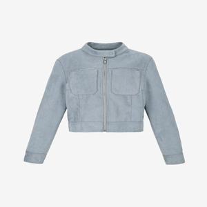 [숲] 숲 싱글 크롭 스웨이드자켓 (SC2LE30) SC2LE30